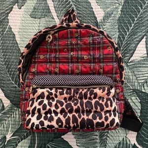 Betsy Johnson Leopard Backpack